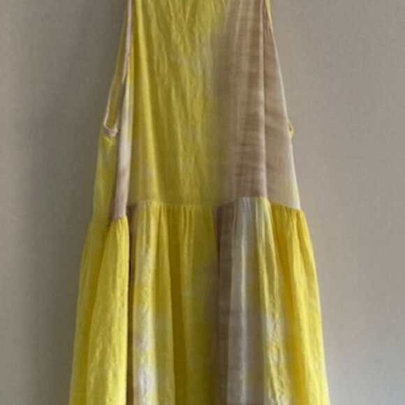 MAHINA HAWAII MADE IN LOVELY DRESS LIGHT SLEEVELESS RESORT WEDDING BEACH LUAU SM - Picture 8 of 11